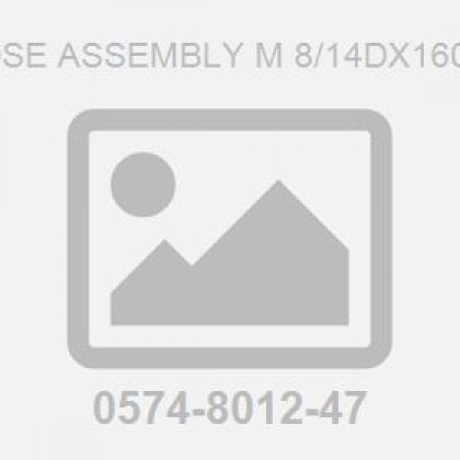 Hose Assembly M 8/14Dx1600L
